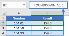 Rounddown Whole Number