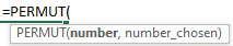 PERMUT Function