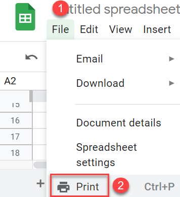 Print Selected Worksheets (w/o Print Preview) in Excel & Google Sheets