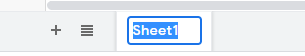 rename sheet 9